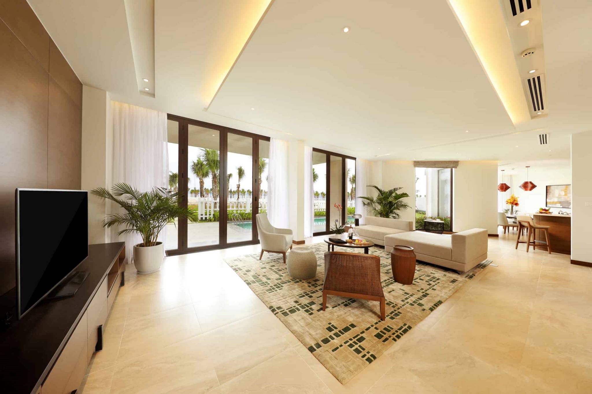 Thiết kế không gian mở tại Premier Village Ha Long Bay Resort